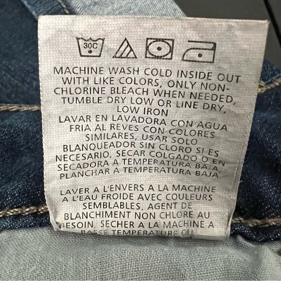 Riders by Lee Rolled Hem Relaxed Clam Diggers Denim Capris | Women’s Size 8 - Picture 8 of 9